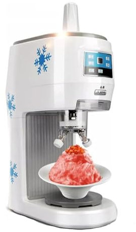 STWBHW Frullatore for tritare Il Ghiaccio, Macchina Automatica for Coni di Neve, tritaghiaccio Commerciale, Macchina for tritare Il Ghiaccio, Completamente Automatica, Controllo Intelligente