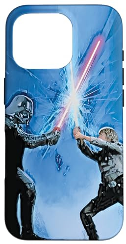 Star War The Empire Strikes Back Lightsaber Battle Blue Case for iPhone 16 Pro