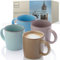 SÄNGER Bombay Meeresboden | Kaffeebecher 4 teilig, Steingut Tassen Set für 4 Personen, Tassen, spülmaschinen- mikrowellenfest, Coffee Mug Teetasse, Kaffeetassen bunt 360 ml | VALUE COLLECTION