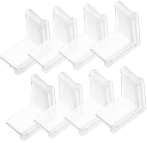 HOOTNEE Lot De 8 Pieds Triangulaires en Fer pour Pieds De Chaise Connecteurs De Poteaux Pièces De Rangement Meubles Embouts d'angle Coussinets De Pieds d'angle Pieds De