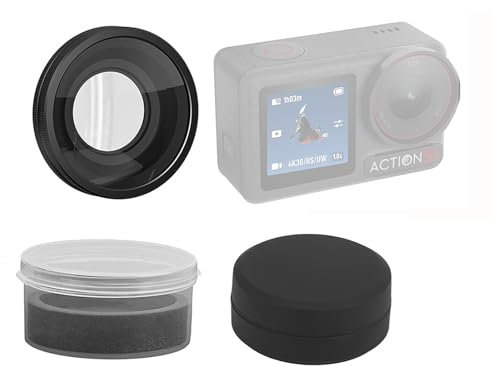 Wide-Angle Converter Lens for DJI Osmo Action 5 Pro View-Expanding Attachment with External Filter