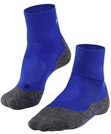 FALKE Herren Wandersocken TK2 Explore Cool Short M Sso Lyocell Funktionsmaterial antiblasen dick 1 Paar, Blau Yve 6714, 42-43