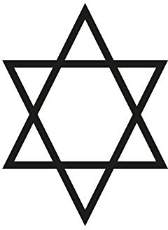 Plott Aufkleber Judenstern Jude Stern Heilig Sticker Autoaufkleber Star