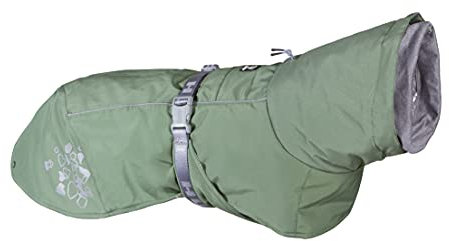 Hurtta Extreme ECO Warmer Hundemantel, Winterjacke für Hunde, Hedge Grün 25 cm