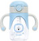 Bunnytoo Sippy Cup for Toddlers - 240 ml, Baby Suitable From 8+ Months, Learner Night Trainer, Independent Drinking, Spill-Free, Leak-Proof Silicone Spout, BPA-Free - Blue