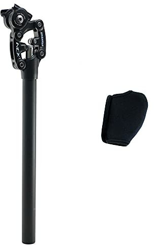 SR Suntour SP12 NCX Federsattelstütze mit Schutzabdeckung, 27,2 x 350 mm, schwarz, VK2350