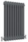Traditional 2 Column Central Heating Radiator Horizontal Rads Cast Iron Style Anthracite 600x425mm