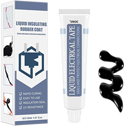 Eastleader Silicone Haute température, 30 ML de Colle Isolante Liquide étanche, Colle électronique Haute température pour capteurs, chauffages et Cartes de Circuits imprimés.