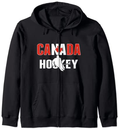 Kanada Eishockey-Liebhaber Trikot – kanadische Hockey-Team-Fans Kapuzenjacke