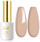 Imtiti Nackt UV Nagellack, 1 Pcs 15 ML Nackt Braun Gel-Lack Soak Off LED UV Nagellack Gel Neutral Hauttöne Gel Nagellack DIY Nail Art Starter Manicure Salon Gel Nail Kit für Frauen Mädchen