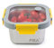 PIKA - Boite alimentaire 600ml en inox et couvercle en verre trempé – Hermétique et légère – Compatible micro-ondes, four, congélateur – MetalShock