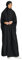 IMEKIS Damen Muslimischen Jilbab Kleid Islamischen Ramadan Gebetkleid mit Hijab Kapuze Abaya Kleid Einfarbig Lose Arabisch Khimar Kaftan Nahen Osten Dubai Türkei in voller Länge Robe Schwarz