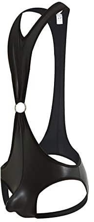 Gefomuofe Harness Leder Harness Herren Fetisch,String Tanga Herren,Harness Männer Gay,Männer Tanga Skrotale Verstärkung,Erotik Unterwäsche für Mann,fetiche Kleidung Männer