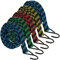 Bungee Cords, 5 Pack 2M Adjustable Elastic Bungee Cords with Hooks Weatherproof & UV-Resistant Elastic Bungee Straps For Securing Tarps, Luggage, Tents, Bikes, Garden Furniture, Wheelie Bin Lid Covers