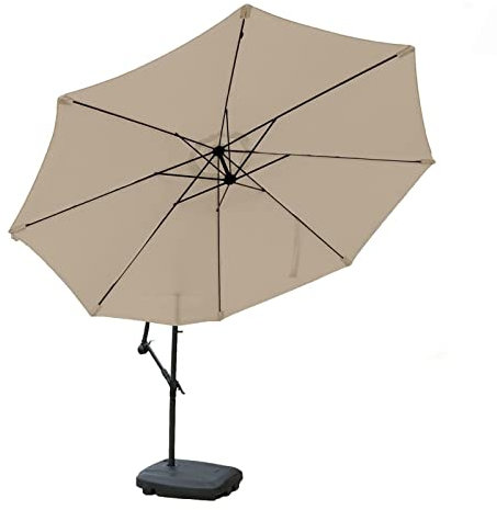 FFFHYIZH Cantilever Outdoor Parasol Shade Patio Umbrella 3.5m Patio Umbrella Patio Umbrella