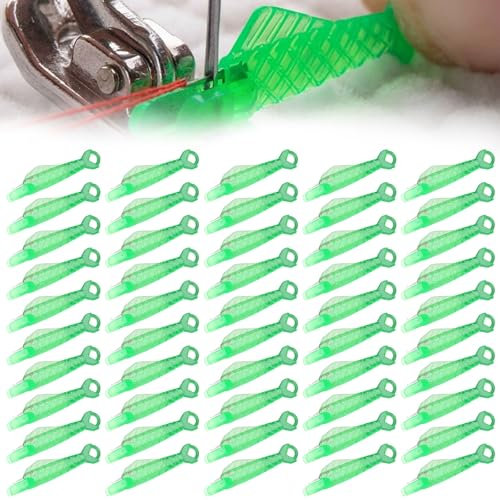 YANINEE 50 Stück Nadeleinfädler für Nähmaschinen, Einfädelhilfe für Nähnadeln, Automatischer Einfädler Nadel Threading Tool für Handnähen