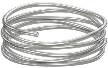 Pawfly Aquarium Airline Tubing Trasparent Black 2 m Standard 4-6 mm Tubing for Fish Tank Air Pump Flexible Kink-Resistant Pure PVC Hose for Aquarium Garden Terrarium Pond
