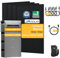 Balkonkraftwerk mit Speicher 6.4kWh, Solix Solarbank 2 E1600 Pro mit BP1600x3, JaSolar 1760W(+528W) Full Black Bifaziale Solarmodule und Smarten Zähler (E1600Pro+BP1600*3+1760W)