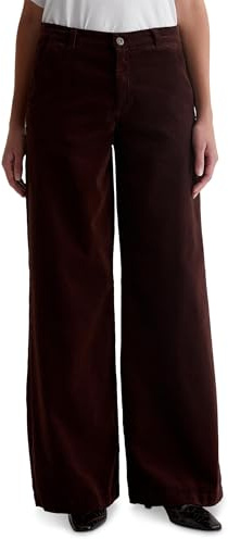 AG Jeans Women's Stella Mid Rise Wide Leg Palazzo Jean