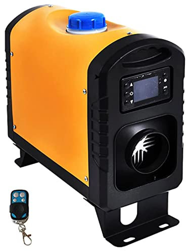 AEJBD Calentador de Aire diésel para estacionamiento, 12 V/24 V, 5 kW, Todo en uno, para Camiones, autocaravanas, remolques, automóviles, con Interruptor LCD y Control Remoto, 12 V