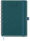 BEZEND Kalender 2025 2026 Wochenplaner A5,18-Monate Juli 25-Dez 26,Buchkalender Ringbuch PU-Leder Softcover 1 Woche 2 Seiten mit Stifthalter - Dunkelgrün