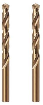 Misuyue 8% Cobalt Drill Bits, Metal Drill Bit Set 6.2mm, HSS M42 Carbide Twist Drill Bit for Metal Stainless Hard Steel Aluminum, Wood Drill Bits (2pcs)