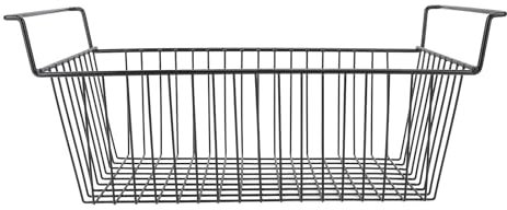 Gefrierschrank-Organizer-Behälter, Haushalts-Kühlschrank-Behälter, Truhen-Gefrierschrank-Aufbewahrungsregal, Metalldrahtkörbe, 2er-Pack, Stapelbare Behälter (L70cm x B30cm x
