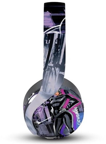 Head Case Designs Offizielle DC Women Core Catwoman Kompositionen Vinyl Haut Aufkleber Abziehbild Abdeckung kompatibel mit Sony Playstation PS Pulse 3D Headset