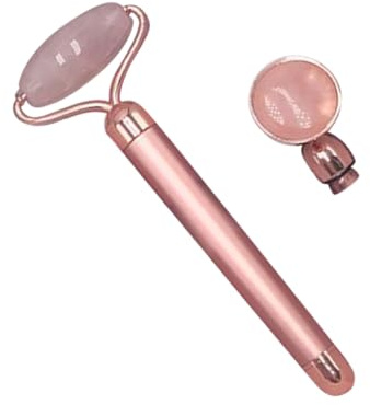 CALLARON Masseur Facial En v Rouleau Visage Jade or Rose Rouleau De Raffermissement Visage Lifting Femmes Et Filles Usage Quotidien Ergonomique