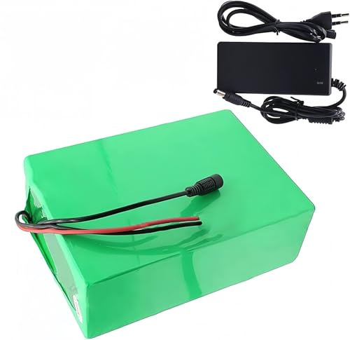 24V 20AH E-Bike Battery - Waterproof PVC Lithium Battery for 200W to 800W Motors with Charging Cells