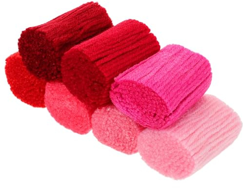 Cabilock 7 Stück Dekoratives Knüpfgarn Weiches Acrylgarn für Selbstgemacht Teppichherstellung Kissen und Decken Vielseitiges Tuftinggarn für Anfänger und Hobbybastler