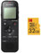 Sony ICD-PX470 Stereo Digital Voice Recorder with Built-in USB Voice Recorder and 16GB Class 10 Micro SDHC Card Bundle (2 Items)