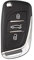 Homyl Carcasa Caso Cubierta de Llave Remota 3 Botón para Citroen C2 C4 Peugeot 306 407 408 Coche Auto