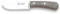 Joker Jagdmesser Montañero CV134, Canvas-Micarta-Griff, 11 cm Klinge Sandvik 14C28N, schwarze Lederscheide, Angel-, Jagd-, Camping- und Trekkingwerkzeug