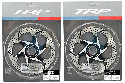 TRP TRP-42 DHR and E-MTB Only 2.3mm Thickness Disc Brake Rotor 6-Bolt 180mm, 2PCs, STB2204