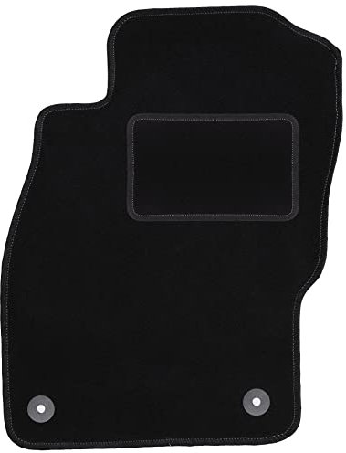 Wielganizator Automatte – Passend für Opel Adam Schrägheck 2012- – Velours – Autozubehör - Auto Fußmatten – Fußmatte Auto – 1-teilig - schwarz