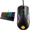 SteelSeries Apex 5 - Clavier de Gaming Hybride Mécanique - Illumination RVB par Touche & Rival 5 - Souris de Jeu - Capteur Optique Truemove Air de 18 000 Cpi - 9 Boutons Programmables - 85 G