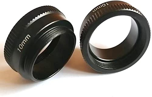 2 x Metall-Anschlussschrauben, 10 mm, für Videokamera-Objektiv, C-CS-Halterung, Adapter, Kreisringe für größere Distanz, Objektiv und Bildsensor, Umwandlung zwischen C auf CS-Schnittstelle,