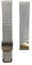 NZZXTO Ersatz-Uhrenarmband für Bering Unisex-Armbanduhr mit Schraube, schmales Armband, 20 mm-18 mm (Lochabstand 12 mm) (20 mm), silberfarben