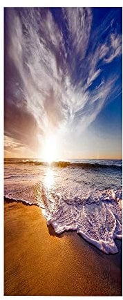 workid 3D Türtapete Türfolie selbstklebend TürPoster PVC Türaufkleber Fototapeten-Sandige Strände 90x200