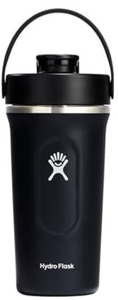 Hydro Flask - Insulated Shaker Bottle - 709 ml (24 oz) isolierte Shaker-Flasche für Proteinshakes, Nahrungsergänzungen und mehr - Black