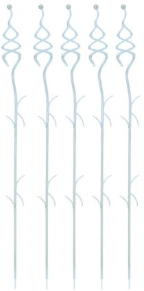 TYMAR Orchideenstab, Orchideenunterstützung Kunststoff (55 cm, Transparent)