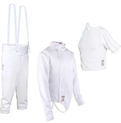 3-teiliger Fechtanzug 450N Fechttrainingskleidung Fechttrainingsausrüstung for Fechttraining/Wettkampf (Dicke : Left hand, Size : 1)