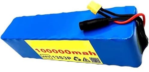 Batterie de vélo électrique 48 V 100Ah Batterie au Lithium 13S3P Batterie Li-ION Rechargeable 48 Volts Batterie Ebike Scooter électrique XT60 Plug