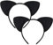 2 Pièces Bandeau Oreilles de Chat, Serre-tête de Chat, Accessoire de Cheveux, pour Fille, Costume de Fête