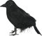 Büro Ablagesystem schwarze Waldvögel für Gartenhaus-Halloween-Dekor Notenständer Blau (Black, One Size)