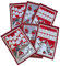 Generico Set mit 6 Geschirrtüchern für Kalender 2025, 50 x 70 cm, aus 100 % Baumwolle, weihnachtliche Motive
