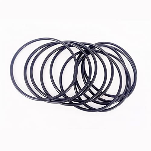 DQZRTUECA Nitrilkautschuk Dichtungsring Dichtung Lippe， 10 Stück ID 0,5 mm - 188 mm Dicke/CS 1 mm Gummi NBR O-Ring Dichtung, O-Ring Dichtung(37x35x1 mm)