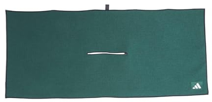 adidas Unisex Club Microfiber Golf Towel, Collegiate Green, One Size