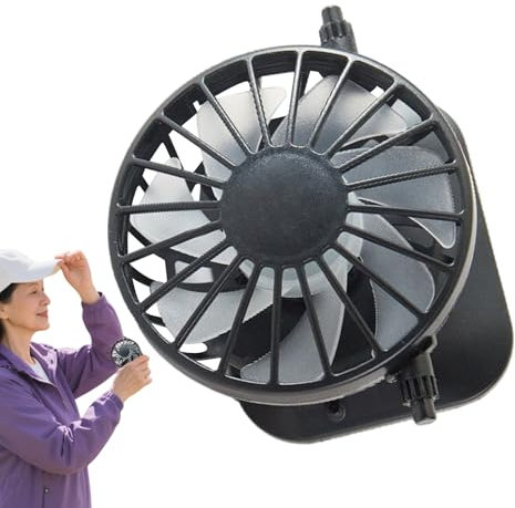 Solar-Lüfterhut-Ersatz – Kunststoffmaterial, tragbar & dreistufig | Wiederaufladbarer Mini-Ventilator für Outdoor-Aktivitäten, Angeln, Schwimmen, Strandurlaub, Wandern & Campingreisen